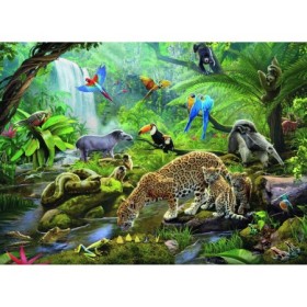 Puzzle Animale In Padurea Tropicala, 60 Piese Ravensburger - 1