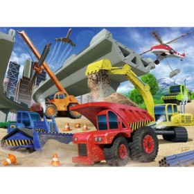 Puzzle Vehicule De Constructii, 60 Piese Ravensburger - 1