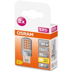 2 Becuri LED Osram PIN, G9, 4.2W (40W), 470 lm, lumina calda (2700K) OSRAM - 1