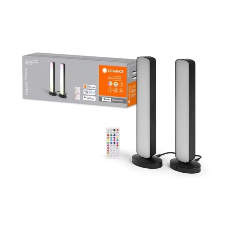 Pachet 2 Lampi LED RGB inteligente Ledvance SMART+ Wifi Mood, 8W, 2x240 lm, lumina alba si color (2700-6500K), IP20, 9x28x6cm, N