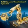 Joc Educativ STEM National Geographic puzzle 3D Brat robotic hidraulic 185 piese