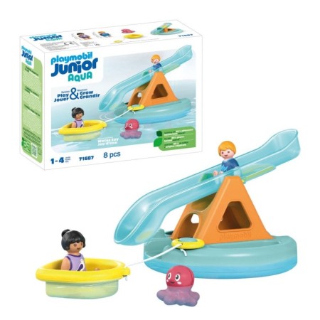 Playmobil Junior Aqua - Balansoar de apa si barcuta Playmobil - 1