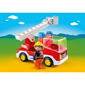 Playmobil - 1.2.3 Camion Cu Pompier Playmobil - 1