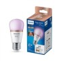 Bec LED RGB inteligent Philips Bulb P45, Wi-Fi, Bluetooth, E27, 4.9W(40W), 470 lm, lumina alba si color (2200-6500K) PHILIPS SMA