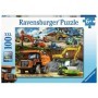 Puzzle Vehicule De Constructii, 100 Piese Ravensburger - 2