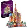 Cubic Fun - Puzzle 3D Led Catedrala St. Basil 224 Piese Cubic Fun - 3