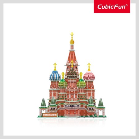 Cubic Fun - Puzzle 3D si Brosura Moscova 224 piese Cubic Fun - 1
