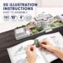 Cubic Fun - Puzzle 3D Led Casa Alba 151 piese Cubic Fun - 6