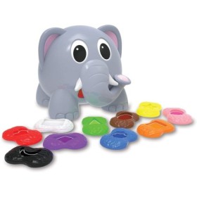 Joc educativ Elefant care te invata formele si culorile