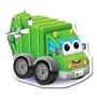 Primul meu puzzle de podea Camion de reciclat 12 piese 58.42x48.26 cm 2-5 ani