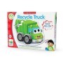 Primul meu puzzle de podea Camion de reciclat 12 piese 58.42x48.26 cm 2-5 ani