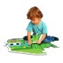 Primul meu puzzle de podea Camion de reciclat 12 piese 58.42x48.26 cm 2-5 ani