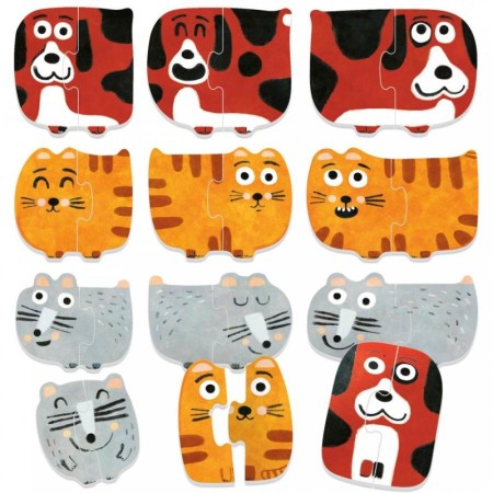 Headu Ecoplay - Puzzle-Uri Progresive - Mic Sau Mare? Headu - 1