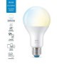 Bec LED inteligent WiZ Connected Whites A67, Wi-Fi, E27, 13W (100W), 1521 lm, lumina alba (2700K-6500K), compatibil Google Assis