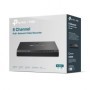 TP-LINK VIGI 8 CHANNEL Network video recorder, VIGI NVR2008H-8MP, 8 canale pana la 8 MP rezolutie @30fps, PoE IEEE 802.3af/at, c