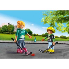 Playmobil - Set 2 Figurine - Mama Si Copilul Jucand Hochei Playmobil - 1