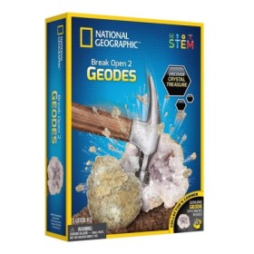 Set educativ National Geographic Invata sa spargi o geoda