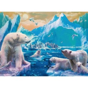 Puzzle Ursi Polari, 300 Piese Ravensburger - 1