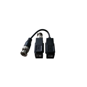 Video balun DS-1H18S/E(C)307400306,Video balun pasiv  Hikvision, DS- 1H18S/E(C) set 2 bucati ( o bucata cu cablu si o bucata f H