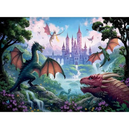 Puzzle Dragoni, 300 Piese Ravensburger - 1