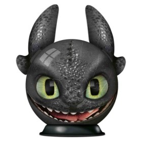 Puzzle 3D Dragons III_Toothless, 72 Piese Ravensburger - 1