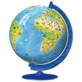 Puzzle 3D Copii - Globul Lumii, 180 Piese Ravensburger - 1