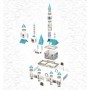 Puzzle 3D castel Frozen 216 piese