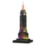 Puzzle 3D Empire State Building - Lumineaza Noaptea, 216 Piese Ravensburger - 1