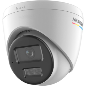 Camera de supraveghere IP Turret 2MP ColorVu Hikvision DS-2CD1327G2H- LIU(4MM), lentila fixa 4mm, iluminare: Color: 0.0005 Lux @