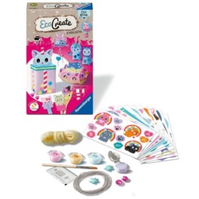 Ravensburger - Eco Create Set de creatie pisicute ce include 6 proiecte Ravensburger - 1
