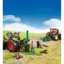 Bruder set forestier cu muncitor si accesorii
