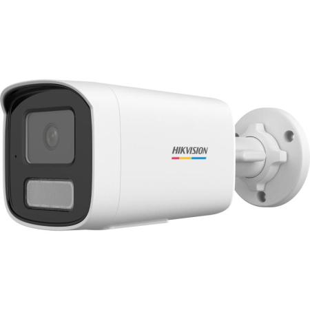 Camera de supraveghere IP Bullet 2MP ColorVu Hikvision DS-2CD1T27G2H- LIU(4MM), lentila fixa 4mm, iluminare: Color: 0.001 Lux @ 