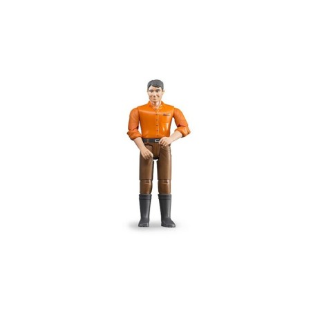 Bruder - Figurina Barbat Cu Pantaloni Maro Bruder - 1