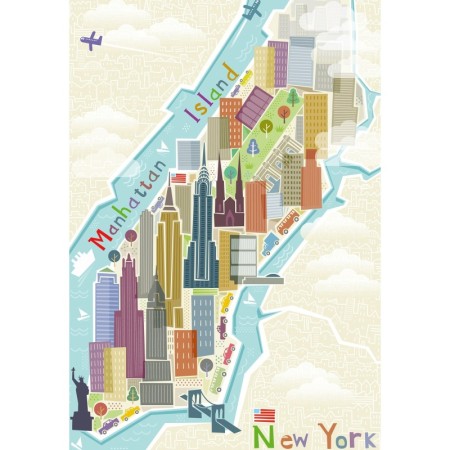 Puzzle New York, 99 Piese Ravensburger - 1