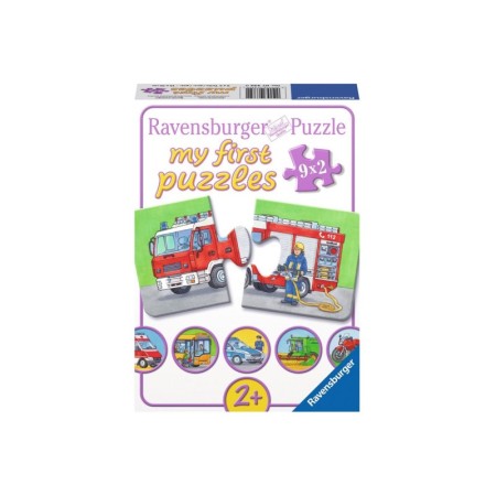 Puzzle Vehicule Motorizate, 9X2 Piese Ravensburger - 1