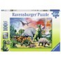 Puzzle Printre Dinozauri, 100 Piese Ravensburger - 2