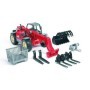 Bruder - Accesorii - Cutie Tip Palet, Troliu Si Furci Pentru Incarcator Bruder - 4