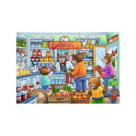 Puzzle Magazin Alimentar, 2X12 Piese Ravensburger - 1