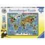 Puzzle Harta Animalelor, 300 Piese Ravensburger - 3