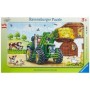 Puzzle tip rama tractor la ferma 15 piese Ravensburger - 1