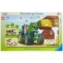 Puzzle tip rama tractor la ferma 15 piese Ravensburger - 1