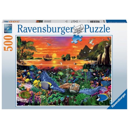 Puzzle Testoasa, 500 Piese Ravensburger - 1