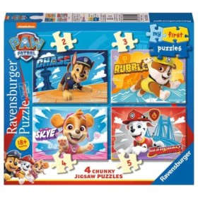 Puzzle Set 4 Buc Patrula Catelusilor, 2/3/4/5 Piese Ravensburger - 1