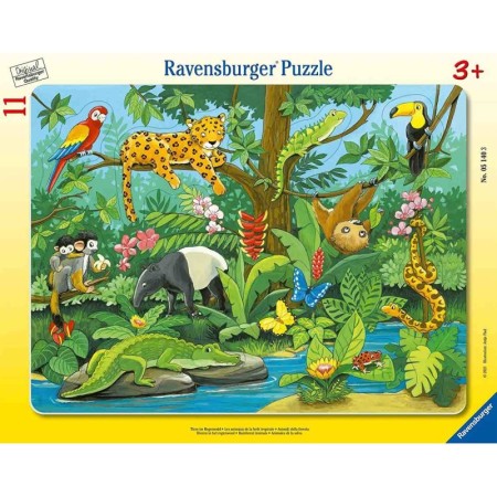 Puzzle Tip Rama Animale In Jungla, 11 Piese Ravensburger - 1