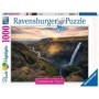 Puzzle Cascada Haifoss Islanda, 1000 Piese Ravensburger - 2
