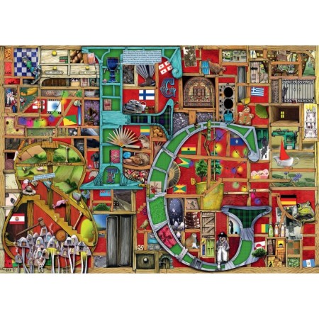 Puzzle Alfabet Colin Thompson, 1000 Piese Ravensburger - 1