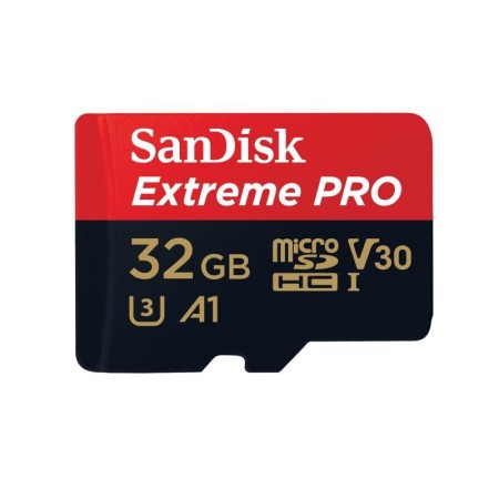 Carde de Memorie Micro Secure Digital SanDisk Extreme Pro, 32GB, UHS-I, Class 10 + Adaptor SANDISK - 1