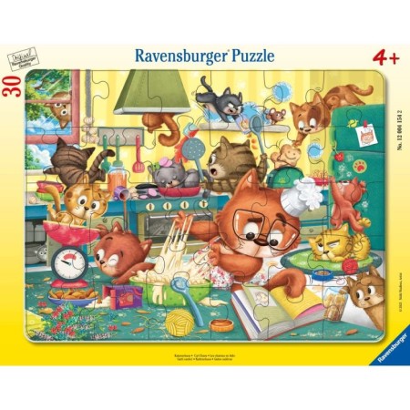 Ravensburger - Puzzle tip rama haosul pisicilor 30 piese Ravensburger - 1
