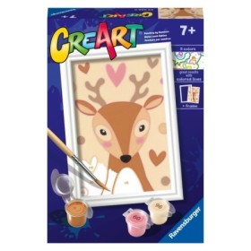 CreArt pictura pe numere pentru copii cerb dragut