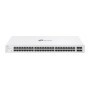 Switch TP-Link cu 48 de porturi, 48× 10/100/1000 Mbps RJ45 Ports (Auto- Negotiation/Auto MDI/MDIX), 4× Gigabit SFP Slots, capaci